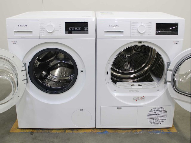 Siemens iq500 isensoric aquastop iqdrive wasmachine & siemens iq300 isensoric wasdroger - afbeelding 2 van  8