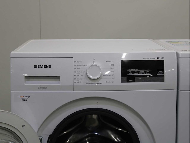Siemens iq500 isensoric aquastop iqdrive wasmachine & siemens iq300 isensoric wasdroger - afbeelding 3 van  8