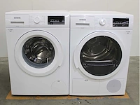 Siemens iq500 isensoric aquastop iqdrive wasmachine & siemens iq500 isensoric bestcollection droger - afbeelding 1 van  8