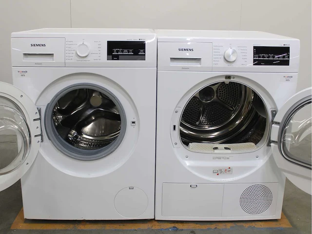 Siemens iq500 isensoric aquastop iqdrive wasmachine & siemens iq500 isensoric bestcollection droger - afbeelding 3 van  8