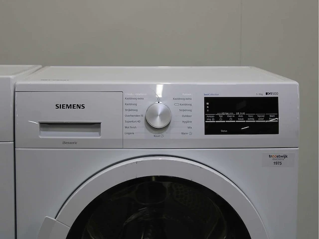 Siemens iq500 isensoric aquastop iqdrive wasmachine & siemens iq500 isensoric bestcollection droger - afbeelding 6 van  8