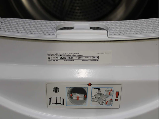Siemens iq500 isensoric aquastop iqdrive wasmachine & siemens iq500 isensoric bestcollection selfcleaning condenser wasdroger - afbeelding 8 van  8