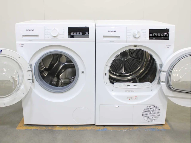 Siemens iq500 isensoric aquastop iqdrive wasmachine & siemens iq500 isensoric bestcollection wasdroger - afbeelding 2 van  8