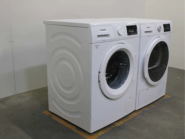 Siemens iq500 isensoric aquastop iqdrive wasmachine & siemens iq500 isensoric bestcollection wasdroger - afbeelding 4 van  8