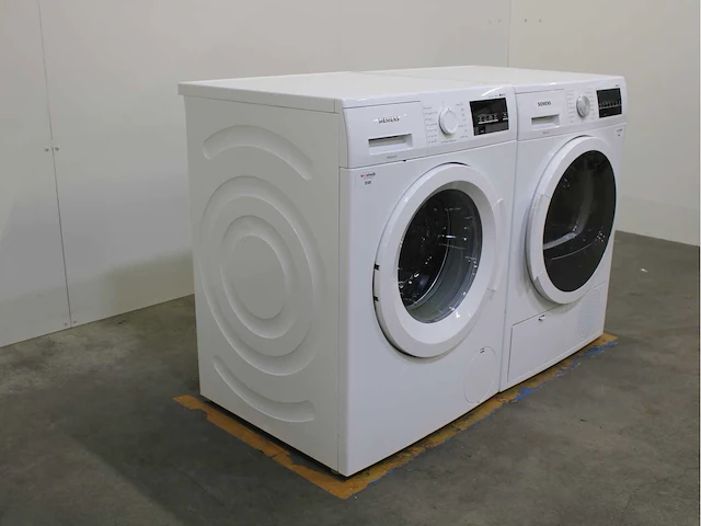 Siemens iq500 isensoric aquastop iqdrive wasmachine & siemens iq500 isensoric bestcollection wasdroger - afbeelding 4 van  8