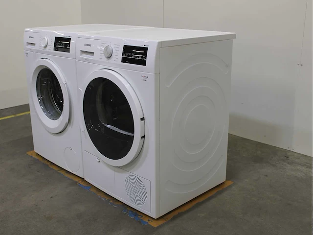 Siemens iq500 isensoric aquastop iqdrive wasmachine & siemens iq500 isensoric bestcollection wasdroger - afbeelding 7 van  8