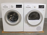 Siemens iq500 isensoric aquastop iqdrive wasmachine & siemens iq500 isensoric droger - afbeelding 1 van  8