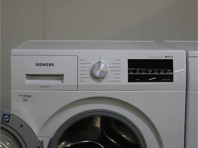 Siemens iq500 isensoric aquastop iqdrive wasmachine & siemens iq500 isensoric droger - afbeelding 3 van  8