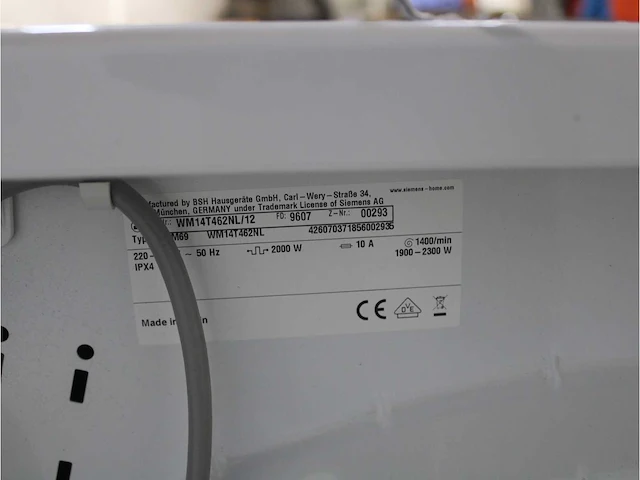 Siemens iq500 isensoric aquastop iqdrive wasmachine & siemens iq500 isensoric droger - afbeelding 5 van  8