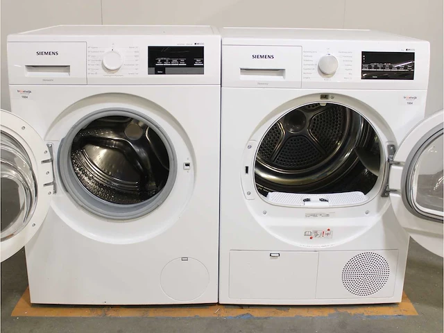 Siemens iq500 isensoric aquastop iqdrive wasmachine & siemens iq500 isensoric droger - afbeelding 2 van  8