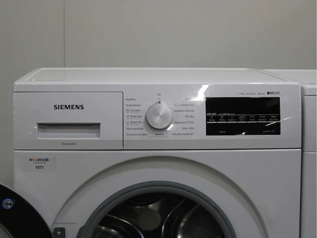 Siemens iq500 isensoric aquastop iqdrive wasmachine & siemens iq500 isensoric droger - afbeelding 3 van  8