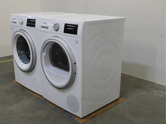Siemens iq500 isensoric aquastop iqdrive wasmachine & siemens iq500 isensoric selfcleaning condenser wasdroger - afbeelding 7 van  8