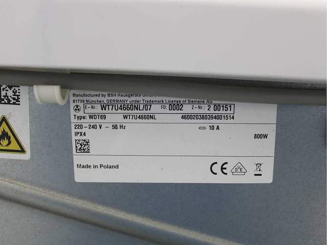 Siemens iq500 isensoric aquastop iqdrive wasmachine & siemens iq500 isensoric selfcleaning condenser wasdroger - afbeelding 8 van  8
