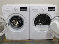 Siemens iq500 isensoric aquastop iqdrive wasmachine & siemens iq500 isensoric selfcleaning condenser wasdroger - afbeelding 2 van  8