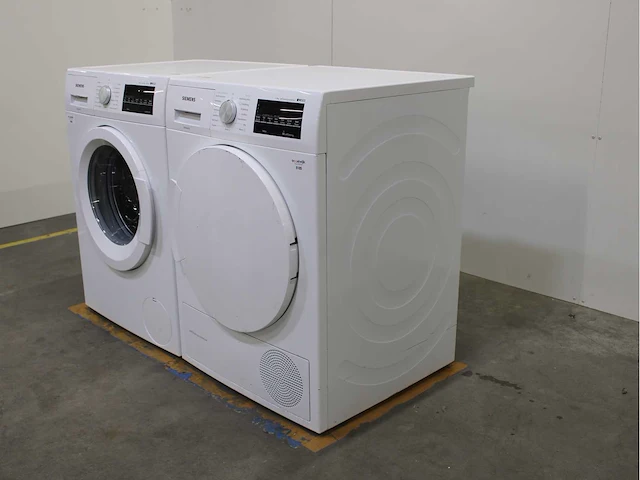 Siemens iq500 isensoric aquastop iqdrive wasmachine & siemens iq500 isensoric selfcleaning condenser wasdroger - afbeelding 7 van  8