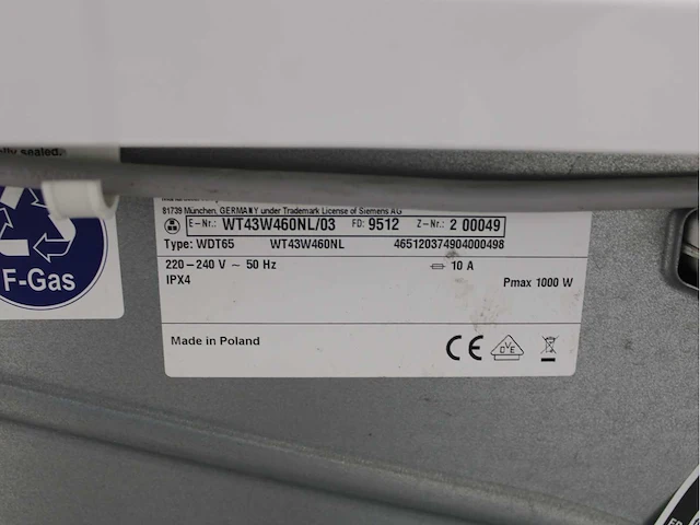 Siemens iq500 isensoric aquastop iqdrive wasmachine & siemens iq500 isensoric selfcleaning condenser wasdroger - afbeelding 8 van  8