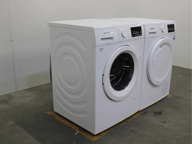 Siemens iq500 isensoric aquastop iqdrive wasmachine & siemens iq500 isensoric selfcleaning condenser wasdroger - afbeelding 4 van  8