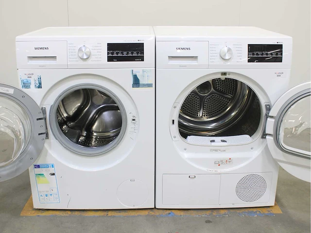 Siemens iq500 isensoric aquastop iqdrive wasmachine & siemens iq500 isensoric wasdroger - afbeelding 2 van  8
