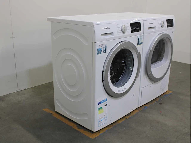 Siemens iq500 isensoric aquastop iqdrive wasmachine & siemens iq500 isensoric wasdroger - afbeelding 4 van  8