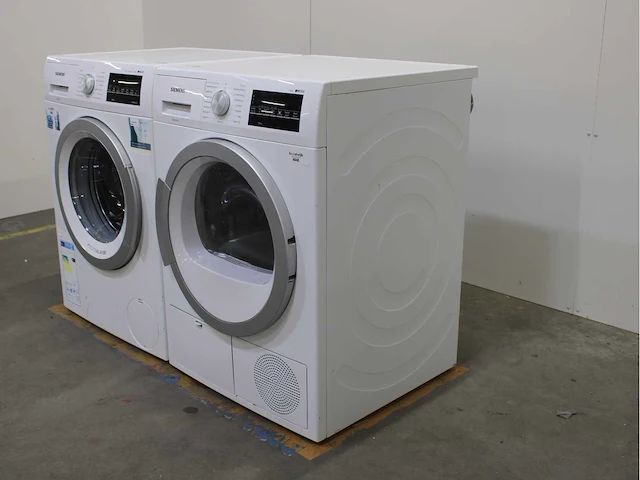 Siemens iq500 isensoric aquastop iqdrive wasmachine & siemens iq500 isensoric wasdroger - afbeelding 7 van  8
