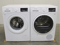 Siemens iq500 isensoric aquastop iqdrive wasmachine & siemens iq500 isensoric wasdroger - afbeelding 1 van  8