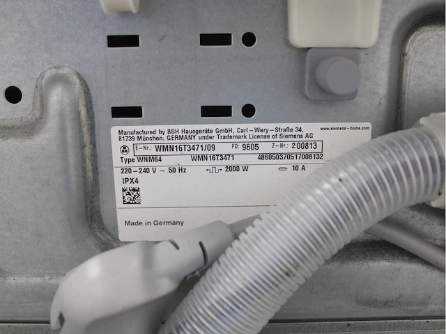 Siemens iq500 isensoric aquastop iqdrive wasmachine & siemens iq500 isensoric wasdroger - afbeelding 5 van  8
