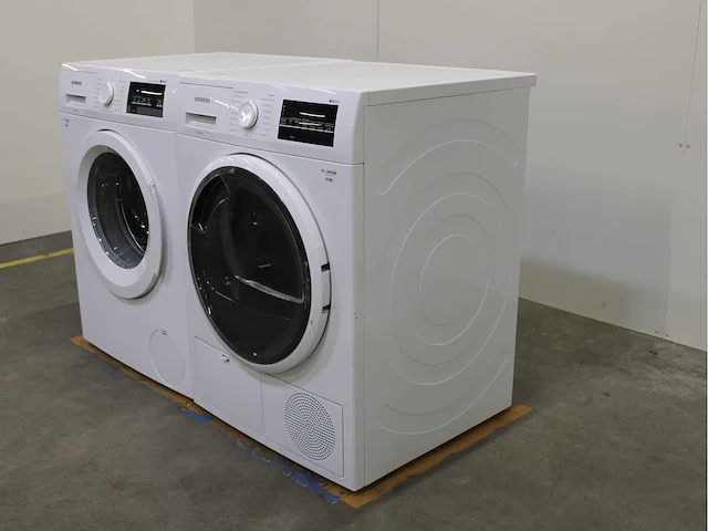 Siemens iq500 isensoric aquastop iqdrive wasmachine & siemens iq500 isensoric wasdroger - afbeelding 7 van  8