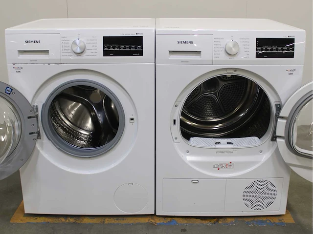 Siemens iq500 isensoric aquastop iqdrive wasmachine & siemens iq500 isensoric wasdroger - afbeelding 2 van  8