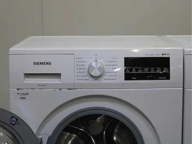 Siemens iq500 isensoric aquastop iqdrive wasmachine & siemens iq500 isensoric wasdroger - afbeelding 3 van  8