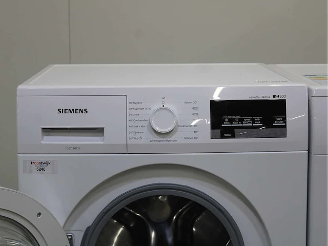 Siemens iq500 isensoric aquastop iqdrive wasmachine & siemens iq500 isensoric wasdroger - afbeelding 3 van  8