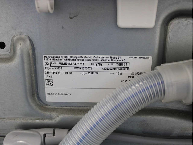 Siemens iq500 isensoric aquastop iqdrive wasmachine & siemens iq500 isensoric wasdroger - afbeelding 5 van  8