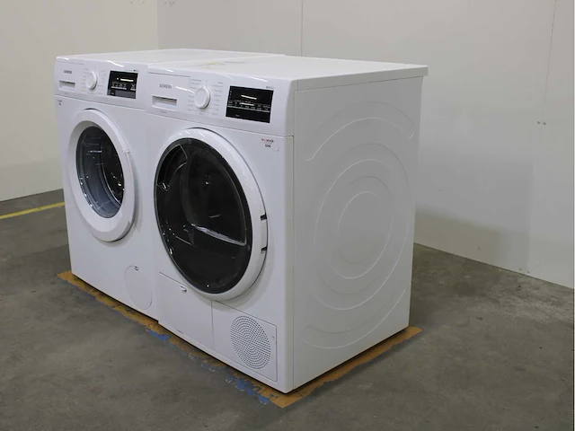 Siemens iq500 isensoric aquastop iqdrive wasmachine & siemens iq500 isensoric wasdroger - afbeelding 7 van  8