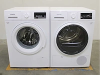 Siemens iq500 isensoric aquastop iqdrive wasmachine & siemens iq500 isensoric wasdroger - afbeelding 1 van  8