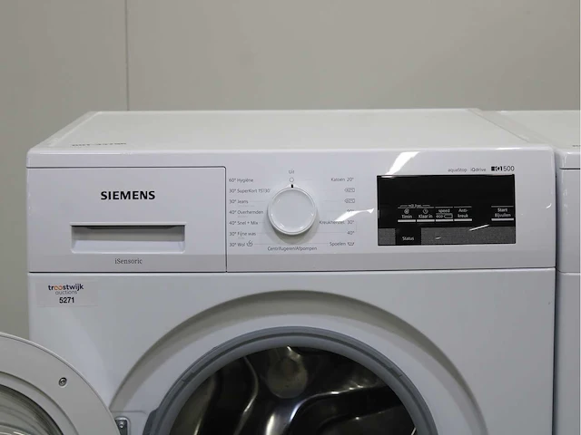 Siemens iq500 isensoric aquastop iqdrive wasmachine & siemens iq500 isensoric wasdroger - afbeelding 3 van  8