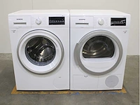 Siemens iq500 isensoric aquastop iqdrive wasmachine & siemens iq500 isensoric wasdroger - afbeelding 1 van  8
