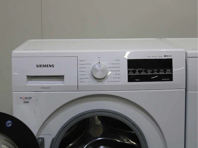 Siemens iq500 isensoric aquastop iqdrive wasmachine & siemens iq500 isensoric wasdroger - afbeelding 3 van  8