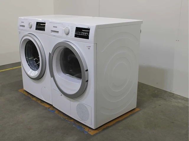 Siemens iq500 isensoric aquastop iqdrive wasmachine & siemens iq500 isensoric wasdroger - afbeelding 7 van  8
