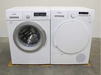 Siemens iq500 isensoric aquastop iqdrive wasmachine & siemens iq500 isensoric wasdroger - afbeelding 1 van  8
