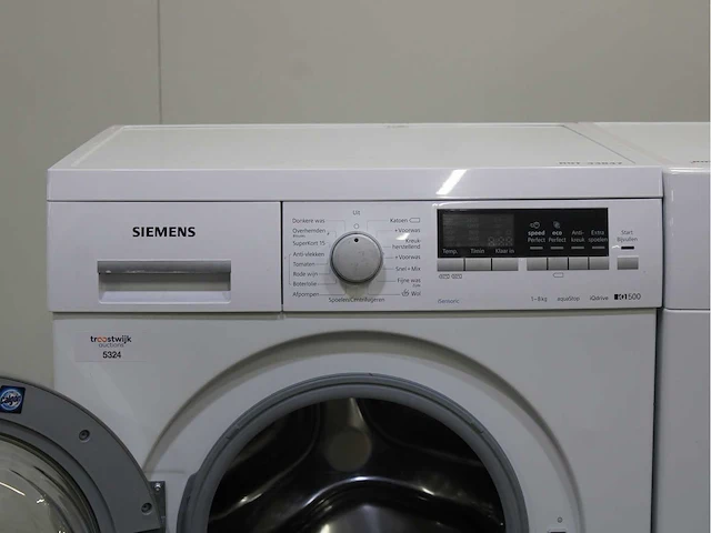 Siemens iq500 isensoric aquastop iqdrive wasmachine & siemens iq500 isensoric wasdroger - afbeelding 3 van  8