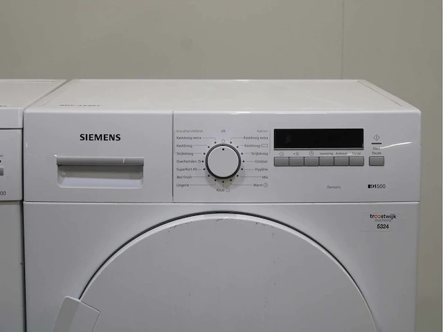 Siemens iq500 isensoric aquastop iqdrive wasmachine & siemens iq500 isensoric wasdroger - afbeelding 6 van  8
