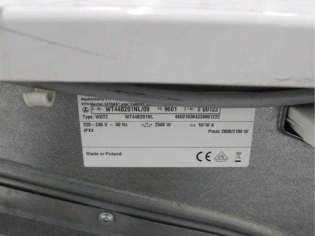 Siemens iq500 isensoric aquastop iqdrive wasmachine & siemens iq500 isensoric wasdroger - afbeelding 8 van  8