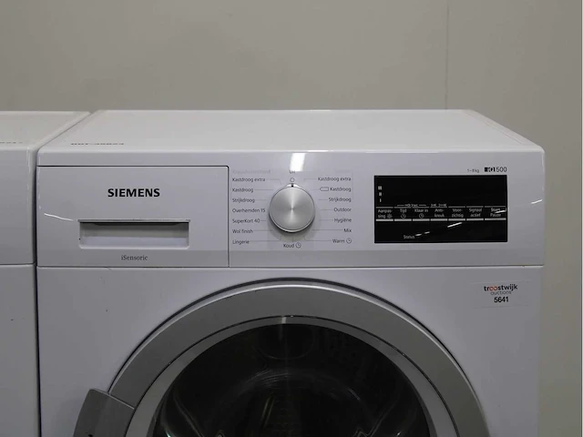 Siemens iq500 isensoric aquastop iqdrive wasmachine & siemens iq500 isensoric wasdroger - afbeelding 6 van  8