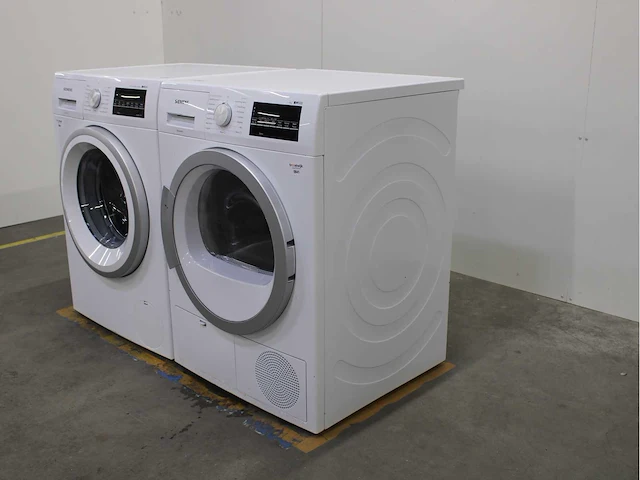 Siemens iq500 isensoric aquastop iqdrive wasmachine & siemens iq500 isensoric wasdroger - afbeelding 7 van  8