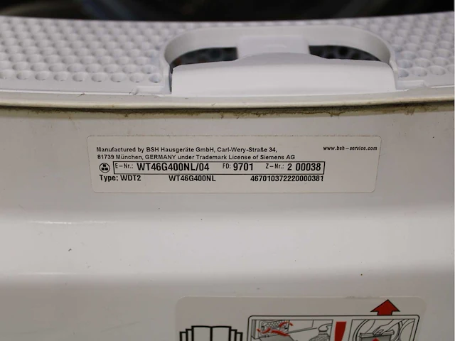 Siemens iq500 isensoric aquastop iqdrive wasmachine & siemens iq500 isensoric wasdroger - afbeelding 8 van  8