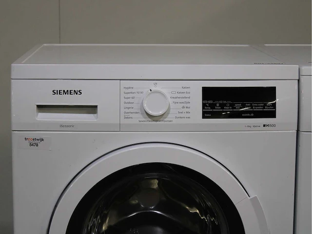 Siemens iq500 isensoric aquastop iqdrive wasmachine & siemens iq500 selfcleaning condenser wasdroger - afbeelding 3 van  8