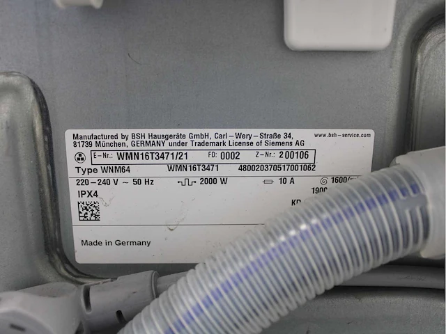 Siemens iq500 isensoric aquastop iqdrive wasmachines & siemens iq300 isensoric wasdrogers - afbeelding 5 van  8