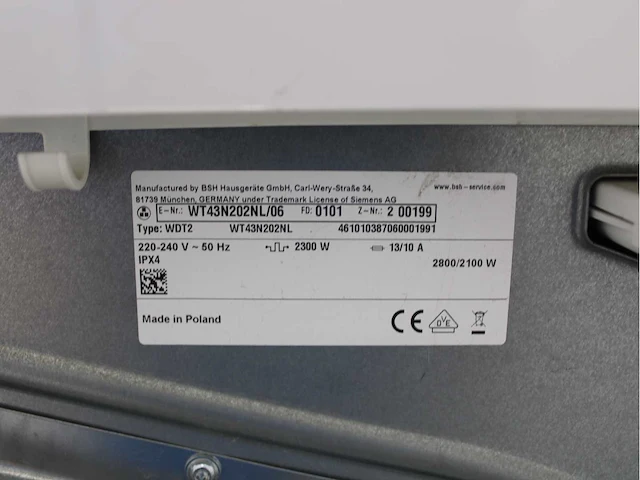 Siemens iq500 isensoric aquastop iqdrive wasmachines & siemens iq300 isensoric wasdrogers - afbeelding 8 van  8