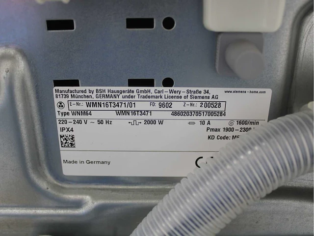 Siemens iq500 isensoric aquastop iqdrive wasmachines & siemens iq300 isensoric wasdrogers - afbeelding 5 van  8