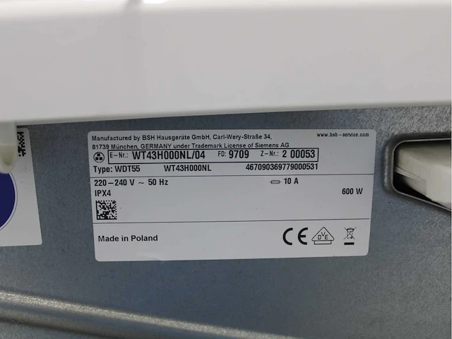 Siemens iq500 isensoric aquastop iqdrive wasmachines & siemens iq300 isensoric wasdrogers - afbeelding 8 van  8