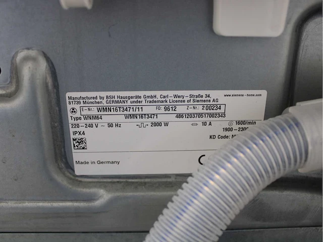 Siemens iq500 isensoric aquastop iqdrive wasmachines & siemens iq300 isensoric wasdrogers - afbeelding 5 van  8